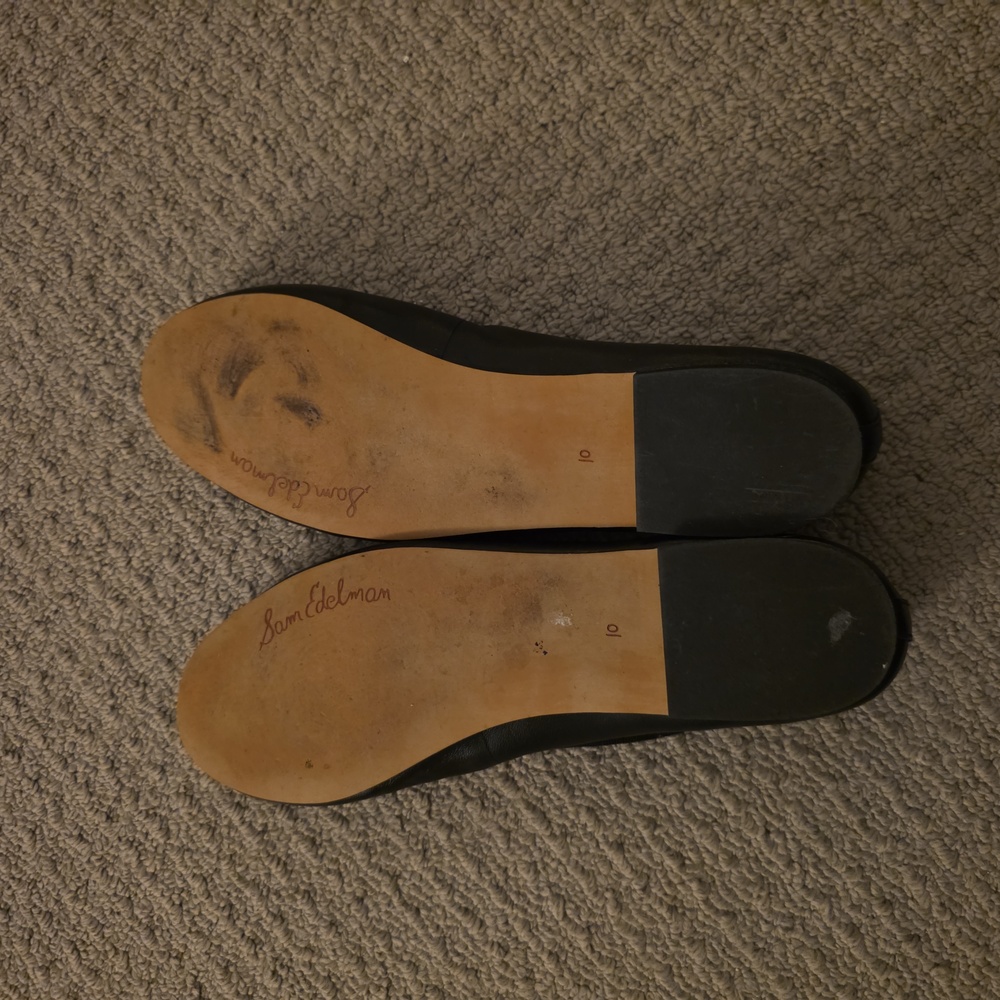 Sam Edelman Black Leather Loafers - Picture 3 of 3